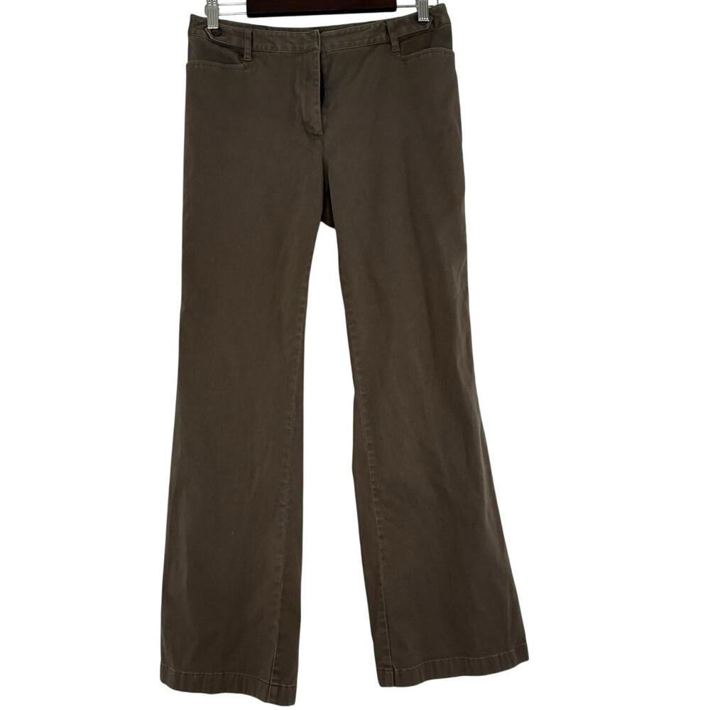J. Jill Taupe Stretch Chino Pants 8